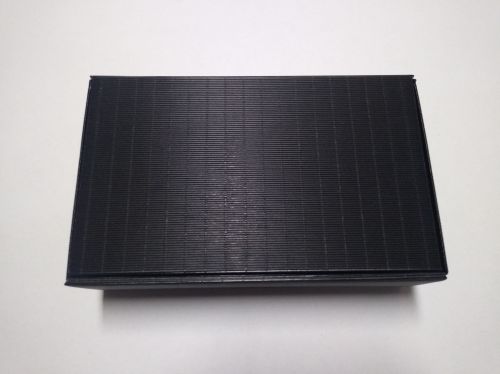 Shaped black box, 370x220x110 mm, 350pcs