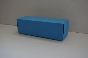 Pudełko fasonowe kartonowe 240x75x75mm niebieskie 5 szt