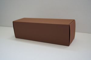 Pudełko fasonowe kartonowe 240x75x75mm brązowe 5 szt