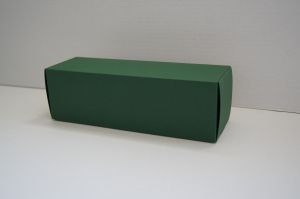 Pudełko fasonowe kartonowe 240x75x75mm zielone 5 szt