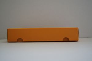 Pudełko fasonowe kartonowe 215x105x40mm pomarańczowe 5 szt