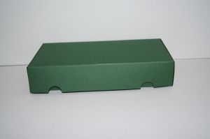 Pudełko fasonowe kartonowe 215x105x40mm zielone 5 szt