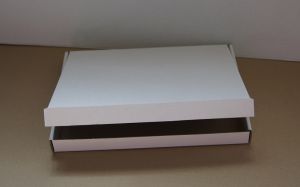 Pudełko fasonowe eko 258x195x25mm białe