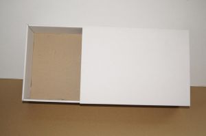 White box with dust jacket 295x205x75mm