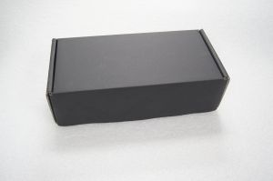 Pudełko fasonowe 365x185x100mm czarne, 7 sztuk